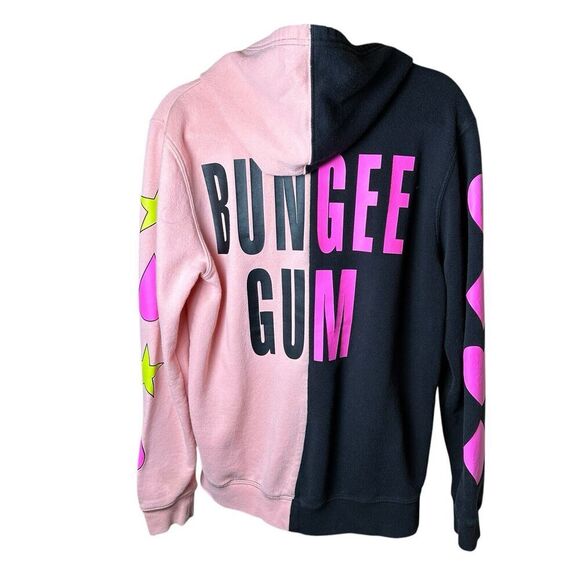Hunter X Hot  Topic Hisoka Hoodie Split Pink Black Bungee Gum S | Anime Cosplay - Picture 2 of 8